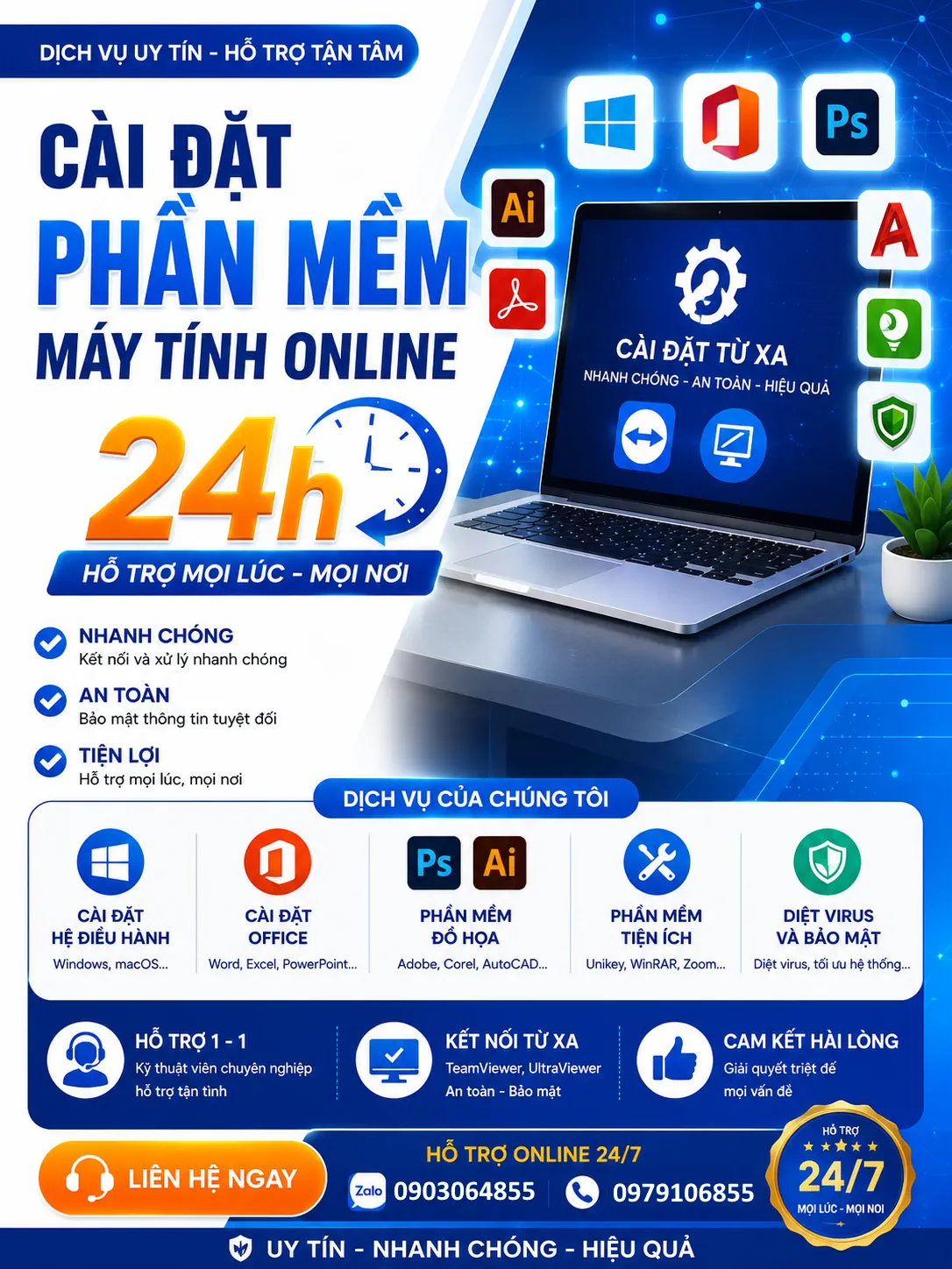 Cai phan mem tu xa online