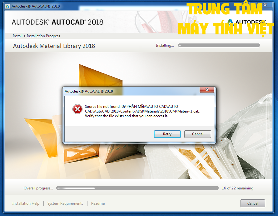Hổ Trợ Cài đặt Autocad Dùng Vĩnh Viễn