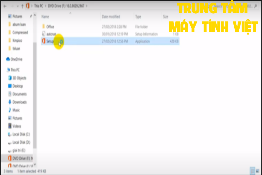 Hổ Trợ Cài đặt Excel Dùng Vĩnh Viễn