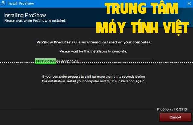 Hổ Trợ Cài đặt Proshow Producer Dùng Vĩnh Viễn
