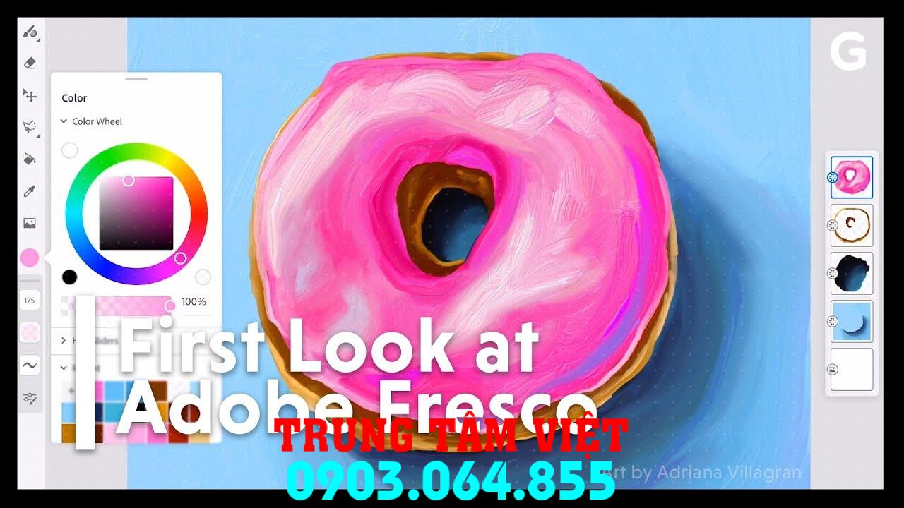 Hổ Trợ Cài đặt Adobe Fresco Dùng Vĩnh Viễn