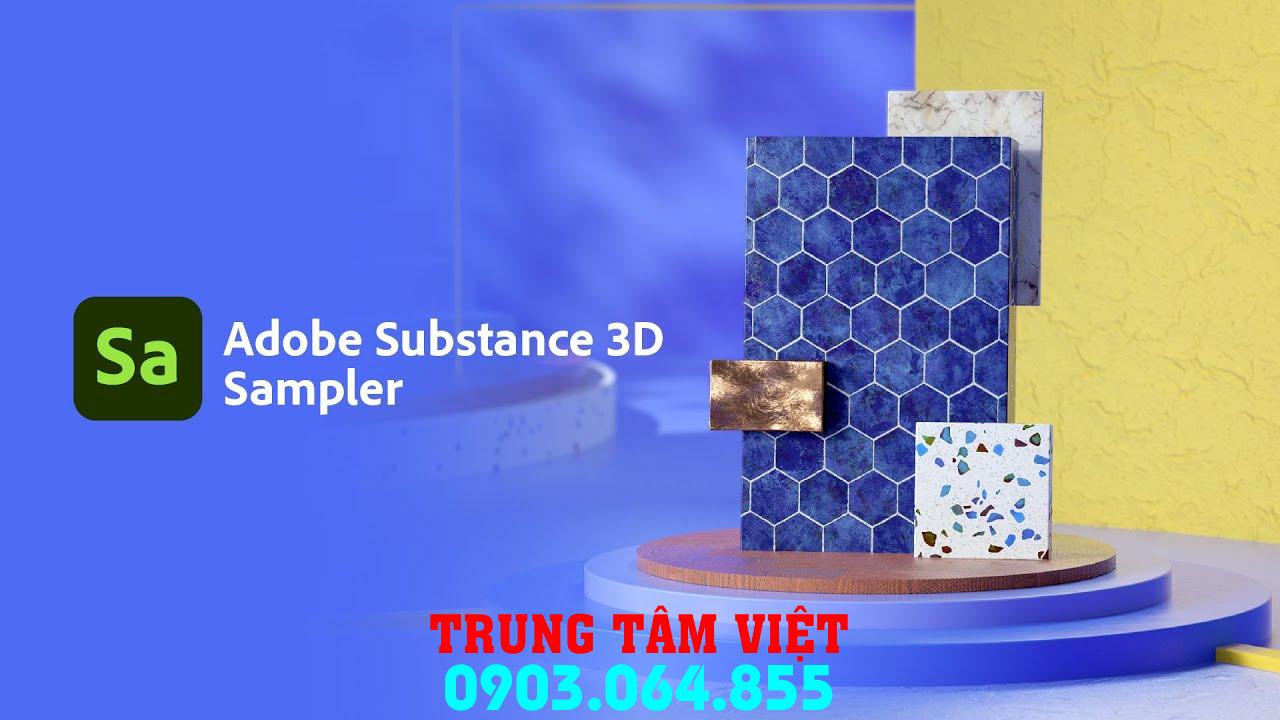 Hổ Trợ Cài đặt Adobe Substance 3d Sampler Dùng Vĩnh Viễn