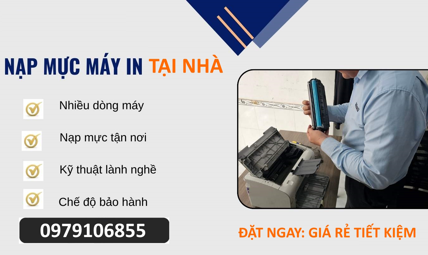 Nạp Mực Máy In Huyện Bàu Bàng Bình Dương