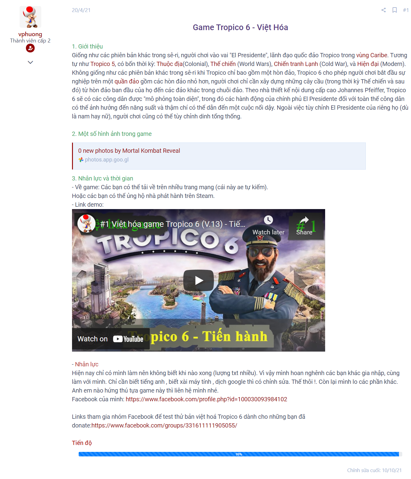 Dịch Vụ Cài Game Tropico 6