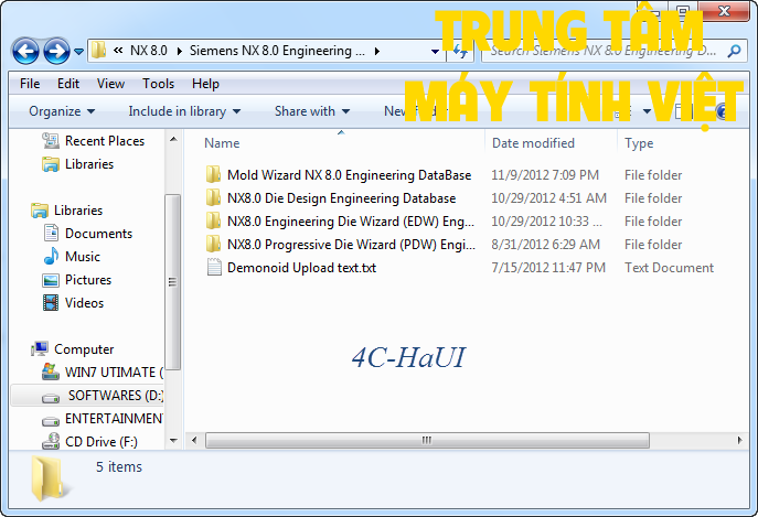 Hổ Trợ Cài đặt Siemens Nx Dùng Vĩnh Viễn