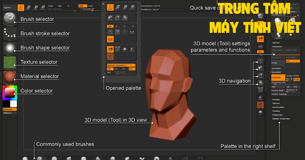 Hổ Trợ Cài đặt Zbrush Dùng Vĩnh Viễn