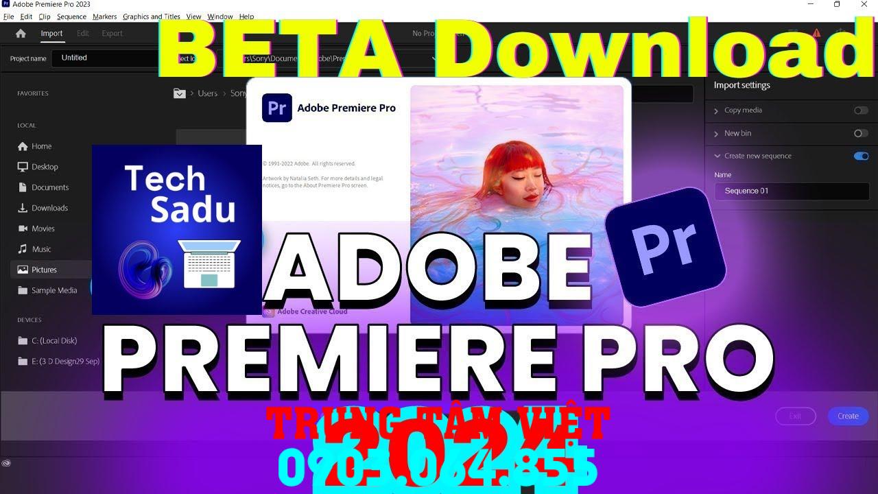 Hổ Trợ Cài đặt Adobe Premiere Pro Dùng Vĩnh Viễn