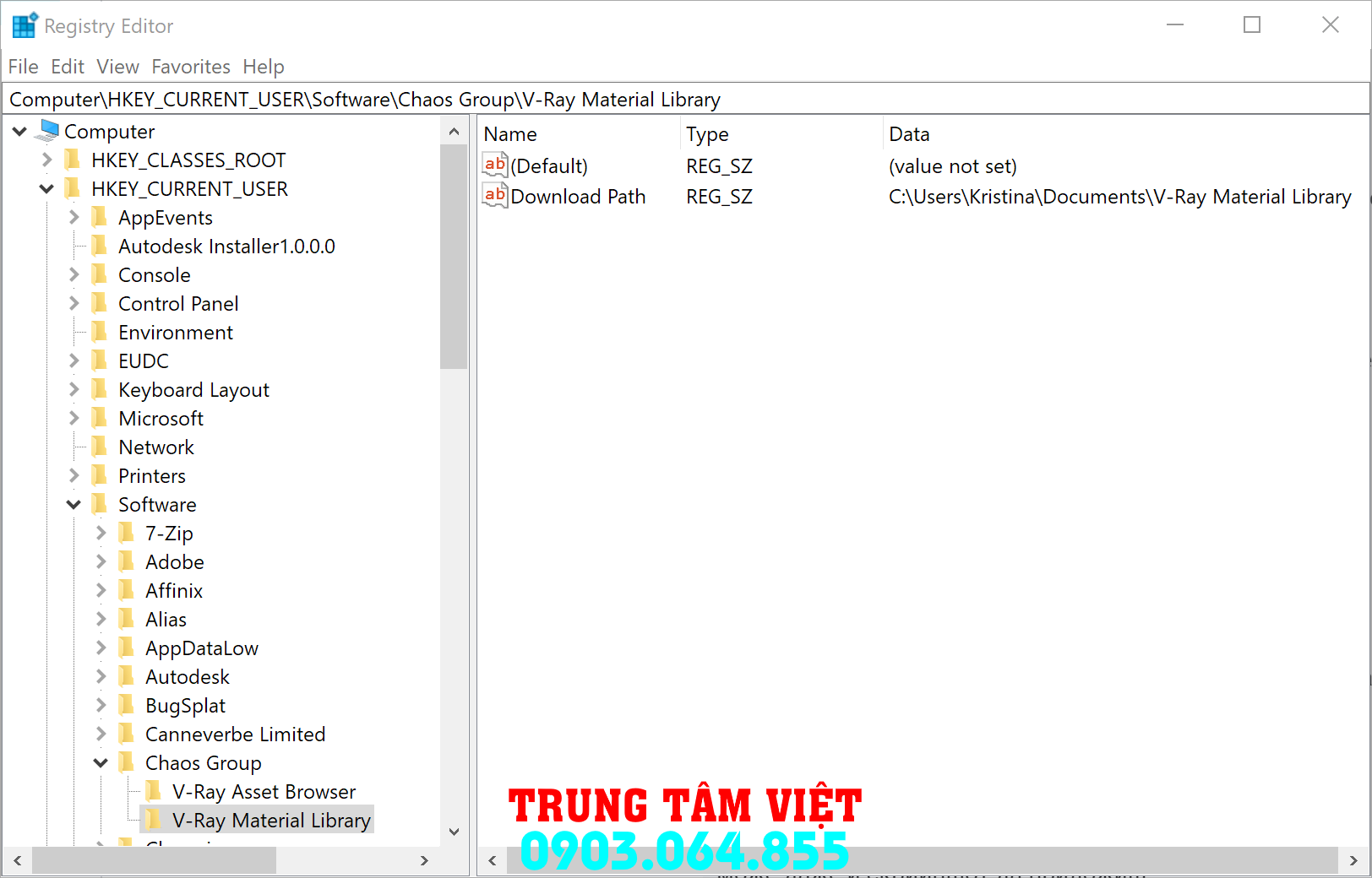 Dịch Vụ Cài Vray + Thư Viện Cho Vray