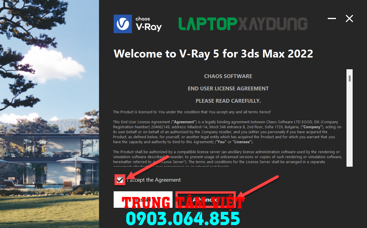 Dịch Vụ Cài Vray For 3ds Max