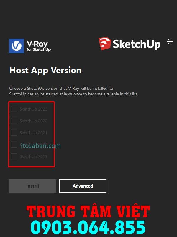 Dịch Vụ Cài Vray For Sketchup Dịch Vụ Cài Vray For Sketchup