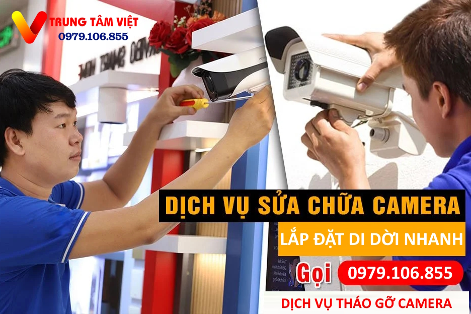 Di Dời Camera Tháo Lắp Camera Nhà Bè