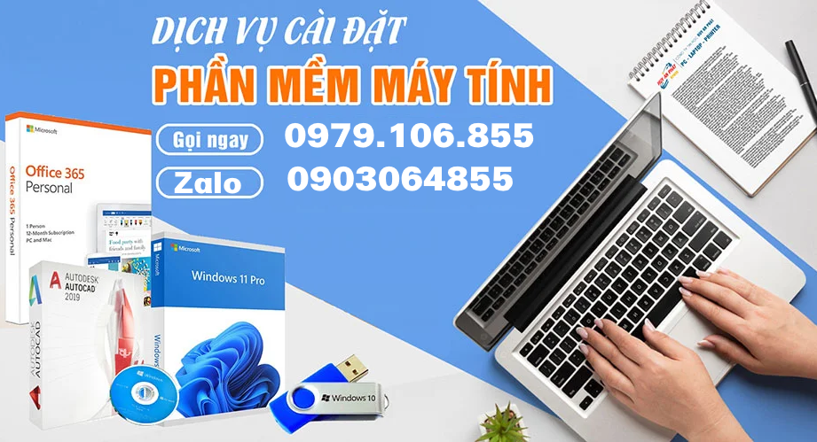 Cài đặt Phần Mềm Máy Tính Quận 3 Tại Nhà